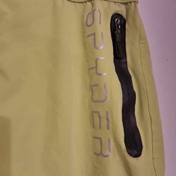 💕5 For $20 Spyder Lime Green Lined 4 Way Swim Trunks Board Shorts 8"- Sz XL - Picture 3 of 12